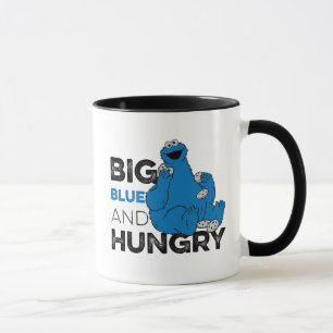 Taza Cookie Monster   Gran Azul y Hambre