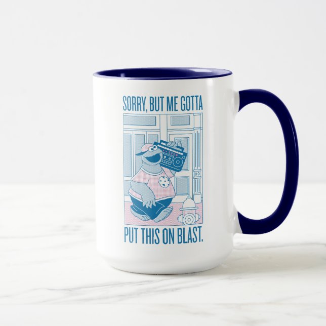 Taza Cookie Monster | Lo Siento Pero Me Tengo (Derecha)