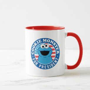 Taza Cookie Monster para Presidente