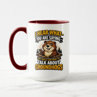 Taza Cool Groundhog Day Groundhog | Funny February