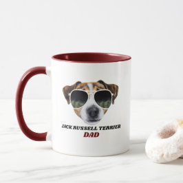 Taza Cool Jack Russell Terrier Papá Día del Padre Perro