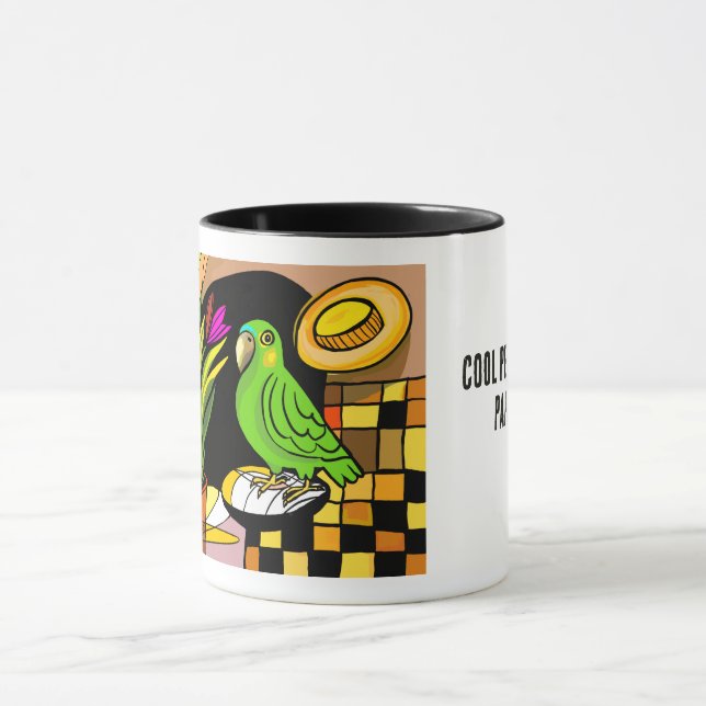 Taza Cool People Have Parrots (Centro)