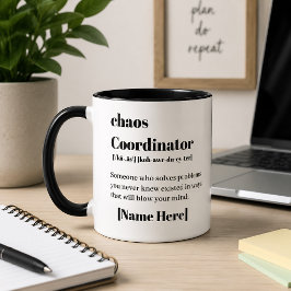 Taza Coordinador de caos 