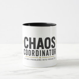 Taza Coordinador de Caos Meme Corporativo | Oficina Wor