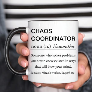 Taza Coordinador del caos