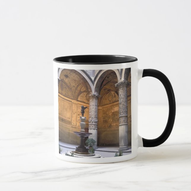 Taza Copia de Putto con delfín de Andrea del (Derecha)