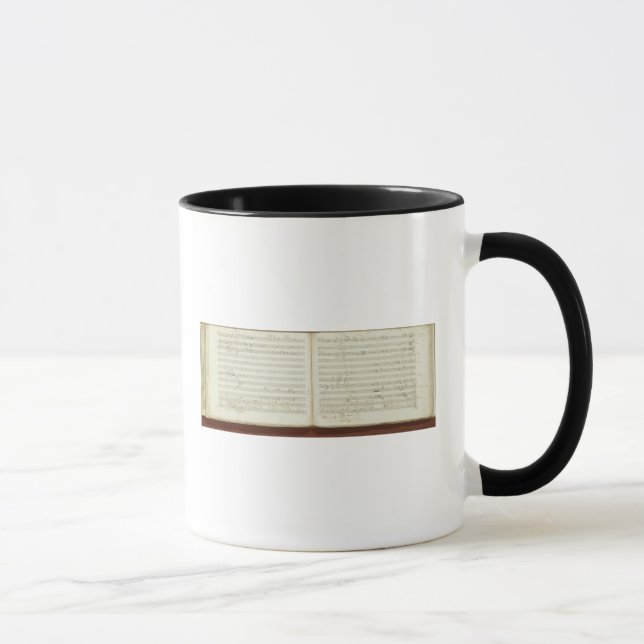 Taza Copia manuscrita 'del Flute mágico (Derecha)