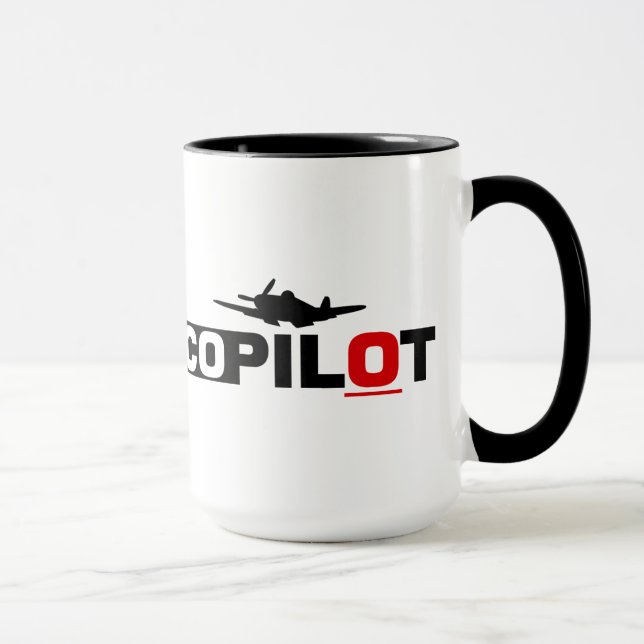 Taza Copiloto: Vuelo de noche (Derecha)