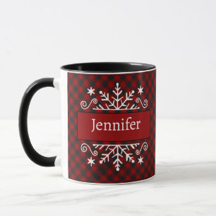 Taza Copo de nieve y grañón personalizado