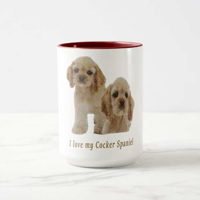 Taza coqueteo spaniels (Centro)