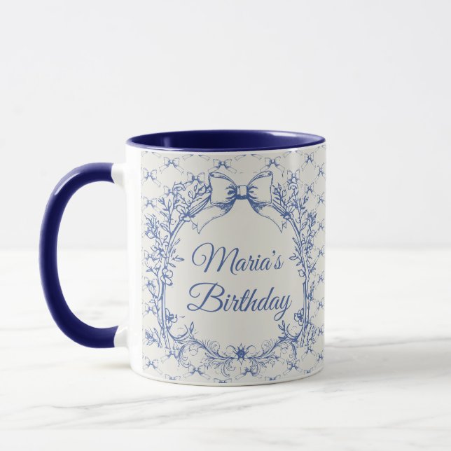 Taza Coquette Blue Bow (Izquierda)