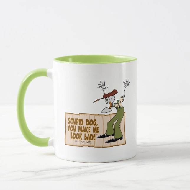 Taza Coraje al perro cobarde | Me Haces Parecer Malo! (Izquierda)