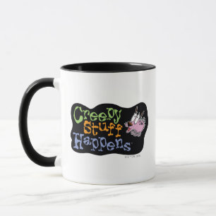 Taza Coraje al perro cobarde   Sucede algo espeluznante
