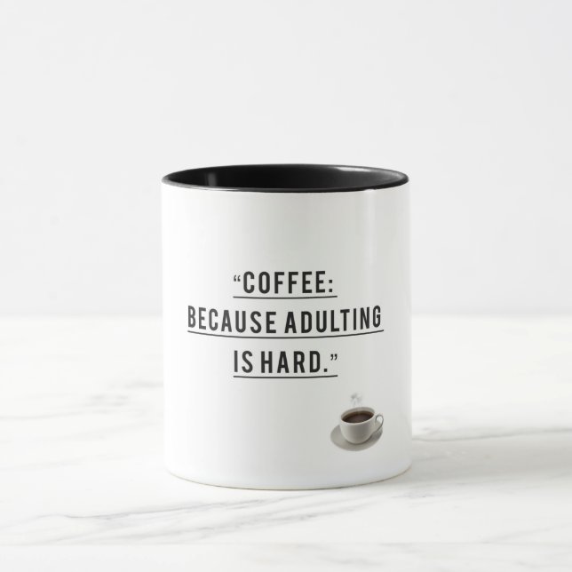 Taza Coraje cafeinado - Café para adultos (Centro)