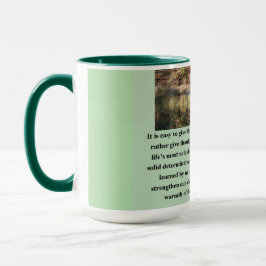 Taza Coraje silencioso Inspirador