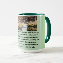 Taza Coraje silencioso Inspirador
