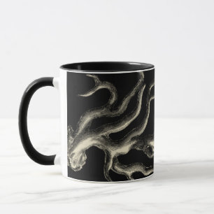 Taza Coral negro y negro
