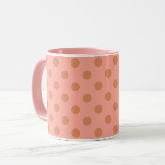Taza Coral retro (Anverso izquierdo)