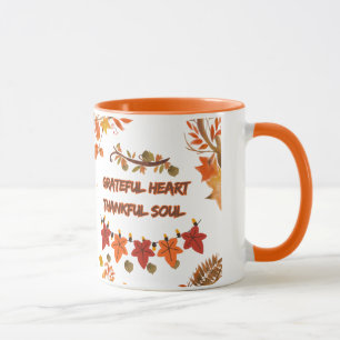Taza Corazón Agradecido Alma Agradecida