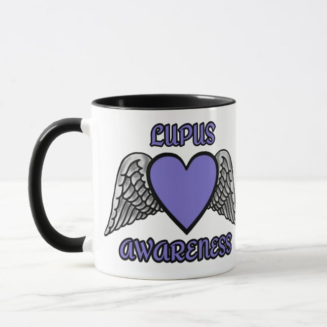 Taza Corazón/Alas... Lupus Mug (Izquierda)