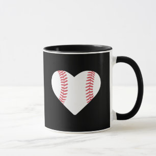 Taza Corazón Ama Y Vive Béisbol