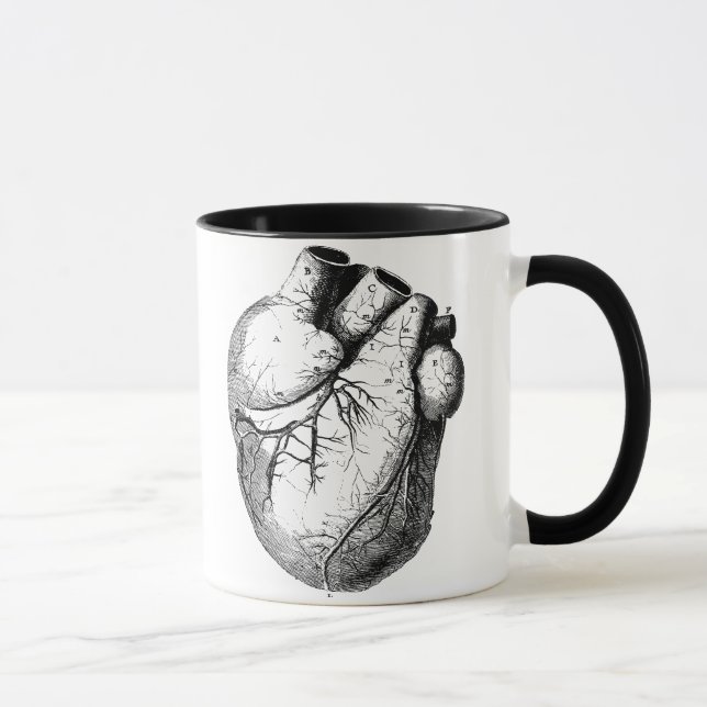 Taza Corazón anatómico correcto (Derecha)