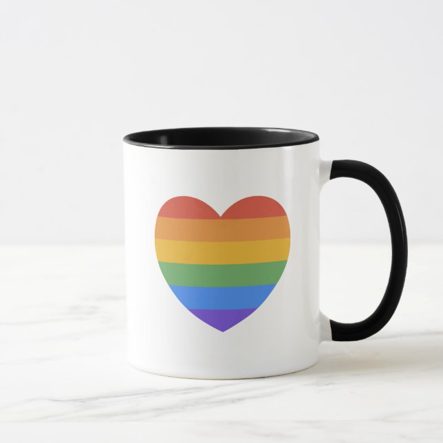 Taza Corazón arco iris (Derecha)