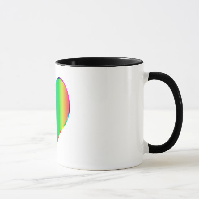 Taza Corazón arcoiris (Derecha)