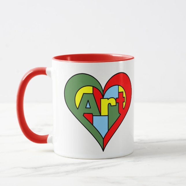 Taza Corazón artístico (Izquierda)