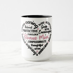 Taza Corazón Bonito/Mamá Adicional