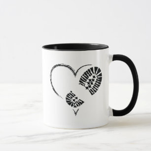 Taza corazón de arranque