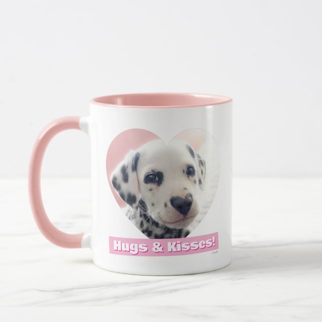 Taza Corazón de Dalmatas Nariz (Izquierda)