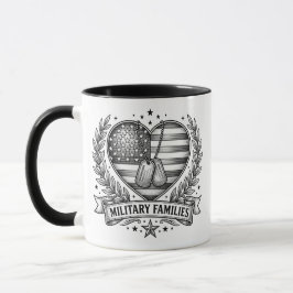 Taza Corazón de la bandera conmemorativa del héroe caíd
