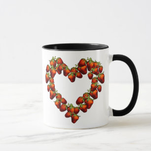 Taza Corazón de la fresa