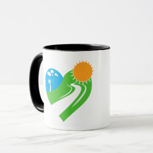 Taza Corazón de la Naturaleza Camino Sinuoso