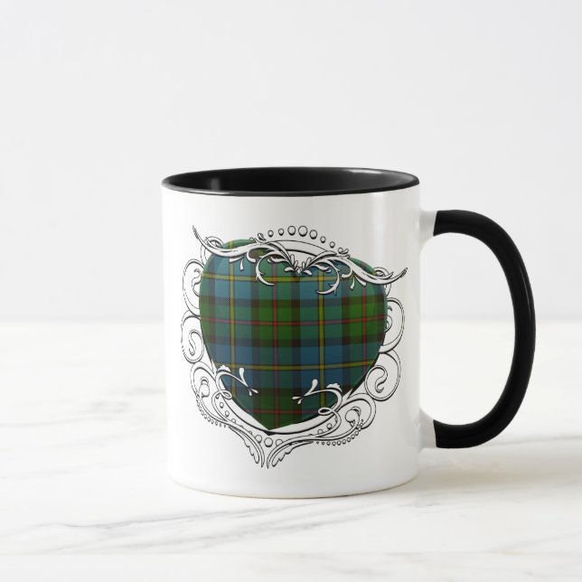 Taza Corazón de MacLeod Tartan (Derecha)