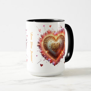 Taza "Corazón de oro"