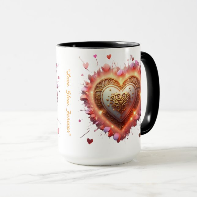 Taza "Corazón de oro" (Anverso derecho)