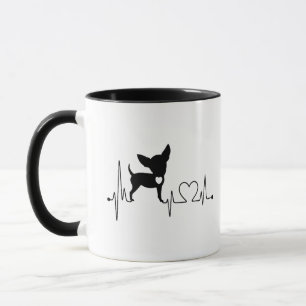 Taza Corazón de perro de Chihuahua