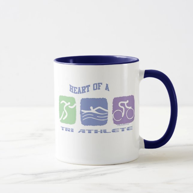 TAZA CORAZÓN DE UN TRI ATLETA (Derecha)