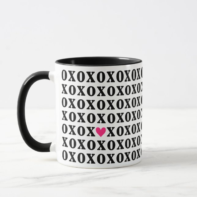 Taza Corazón de XOXO (Izquierda)