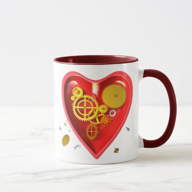 Taza corazón del cyborg (Derecha)
