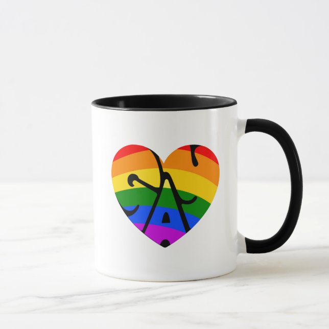 Taza Corazón gay (Derecha)