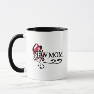 Taza Corazón gótico Nuevas camisetas para mamás y regal