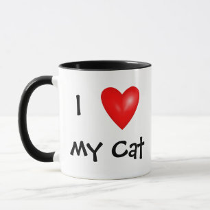 Taza Corazón mi gato