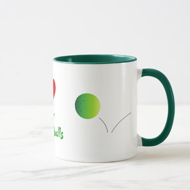 Taza Corazón mi Pickleballs - (Derecha)