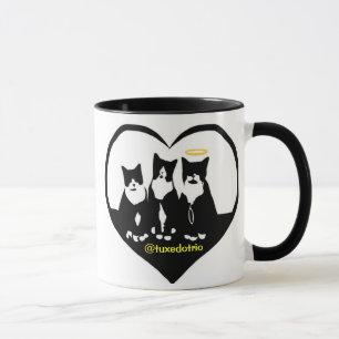 Taza Corazón original de TuxedoTrio