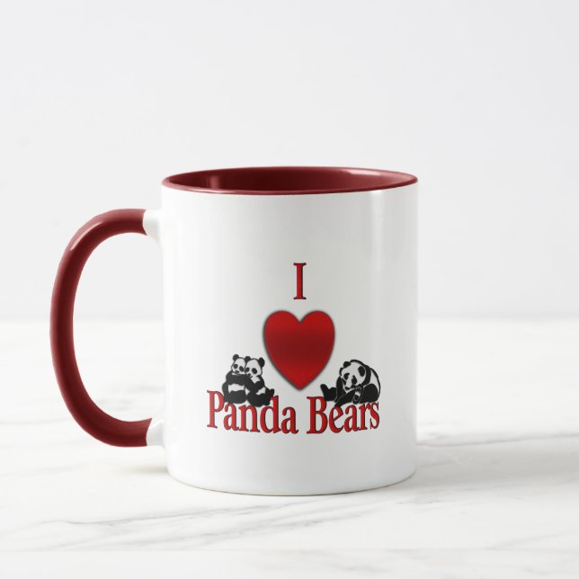 Taza Corazón Panda Bears (Izquierda)
