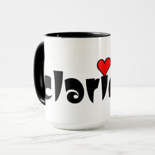 Taza Corazón pequeño Clarinet
