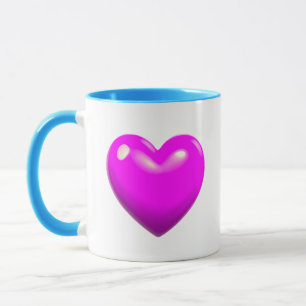 Taza Corazón rosa